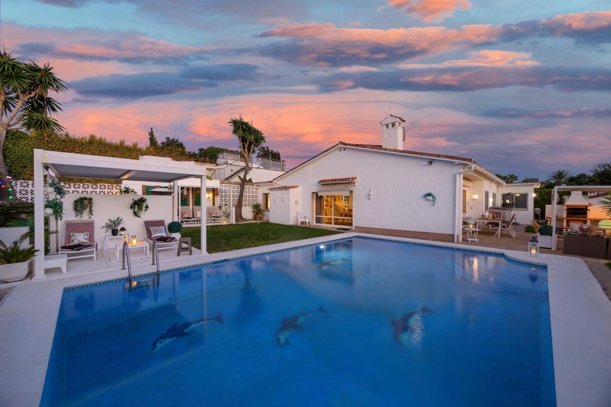 Villa Casacara Marbella Beachside Costabella -Spain Eksteriør billede