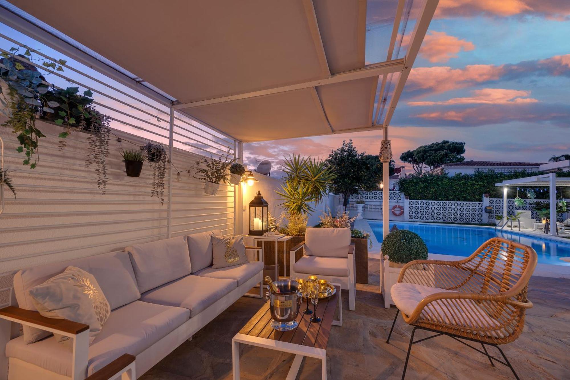 Villa Casacara Marbella Beachside Costabella -Spain Eksteriør billede